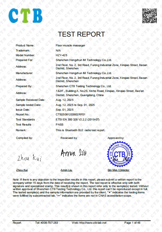 Certificado de producto HOSFU 2